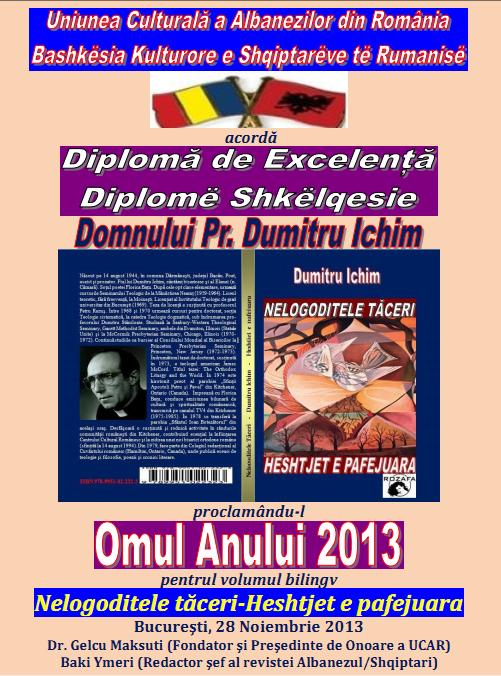 DUMITRU ICHIM - DIPLOMA DE EXCELENTA